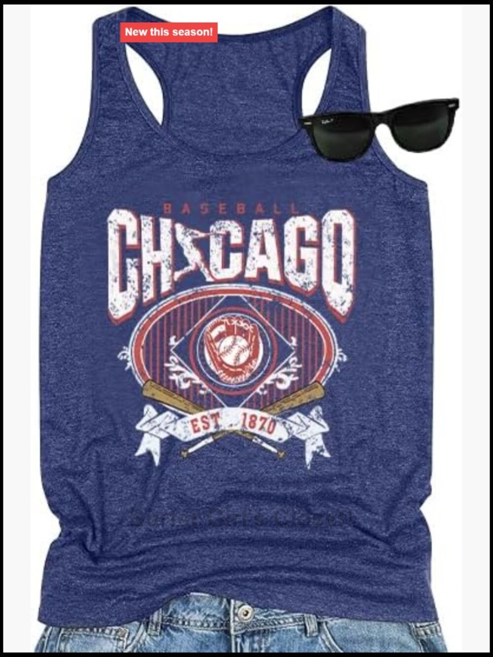 Baseball Graphic Sleeveless Tank - Soft Cotton Blend, Summer Casual